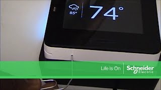 Restarting the Wiser Air Smart Thermostat  Schneider Electric Support [upl. by Felicle]