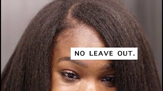 How to Do A Full Sew in with NO LEAVE OUT Most NATURAL Most UNDETECTABLE Step by Step Tutorial [upl. by Nifled661]