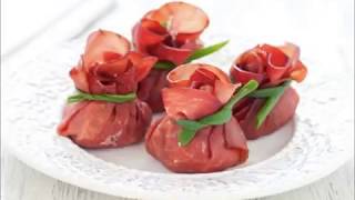 Fagottini di bresaola con ricotta rucola e noci [upl. by Nidorf131]