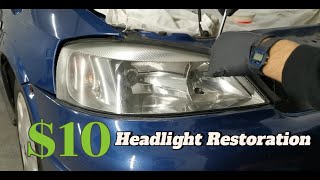 10 Headlight Restoration Check if its worth the money [upl. by Atirehgram351]