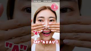 10secs Slim Nose Exercise To Reshape Nose Naturally shorts Nose facemassage [upl. by Notsirb343]