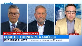 «Pierre Fitzgibbon vient de handicaper la rentrée de la CAQ» constate Mathieu BockCôté  La Joute [upl. by Prima973]