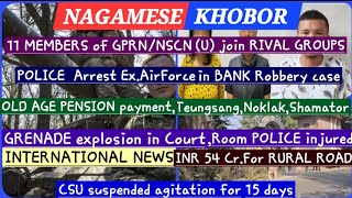 NORTHEAST NAGAMESE NEWS 2510LATEST KHOBOR [upl. by Atteniuq889]