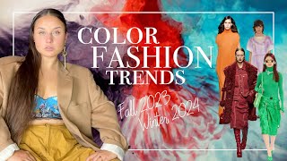 Color Fashion Trends Fall 2023 Winter 2024 Runway Highlights and Styling Ideas [upl. by Bennett]