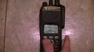 Motorola XTS25000 XTS5000 Channel Announcement Feature [upl. by Laersi]