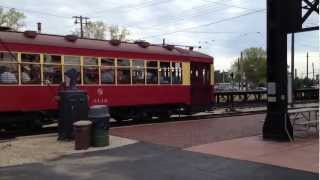 CTA trolley and wigwag signals at Illinois Railway Museum [upl. by Bak]