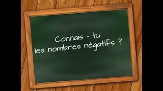 Les nombres négatifs [upl. by Demott115]