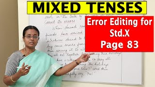 TAMIL Mixed Tenses  Error Editing [upl. by Ceevah]