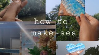 how to make sea 🌊 crafts artist Nazmin✨️☺️ [upl. by Sorci]