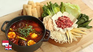 Resep MALA HOT POT Soup Pedas Ala Sichuan Pedas Aromatik [upl. by Kepner]