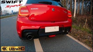 Suzuki Swift Sport Turbo ZC33S Stage 1 Exhaust Sound  4K Video [upl. by Topliffe]