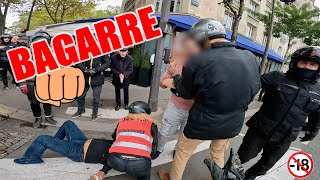 GROSSE BAGARRE 🤬💥 Motards VS Gens Énervés 🥊 [upl. by Cibis145]