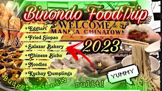 Binondo Food Trip Tayo 2023  Oldest Chinatown in the World  Binondo Food Crawl  Street Food [upl. by Bunker]