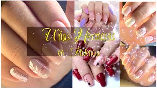 UÑAS DISEÑOS 2024  TENDENCIAS  IDEAS  UÑAS ELEGANTES [upl. by Alfi]