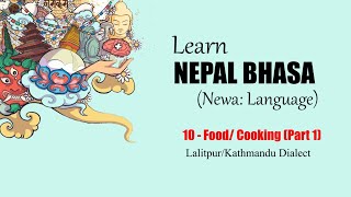 Learn Nepal bhasa Newari Lesson 10  Food names in Newari [upl. by Otilegna]