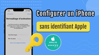 Simple et efficace Configurer un iPhone sans identifiant Apple [upl. by Lenhard709]