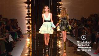 CYNTHIA ROWLEY  MERCEDESBENZ FASHION WEEK SPRING 2012 COLLECTIONS [upl. by Eusassilem]