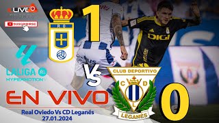 ✔ Real Oviedo 1 Vs 0 CD Leganés EN VIVO ⚽ España LaLiga 2 ⚽ 27012024 [upl. by Nagoh]