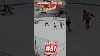 31 B Marcolin Great saves mvp goalie hockey icehockey canada nhl ohl shorts short save [upl. by Notna]