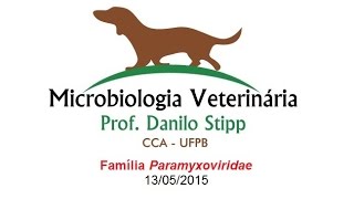 Micro Vet 20151 Aula 7  Família Paramyxoviridae [upl. by Thomasine938]