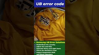 samsung top load washing machine error code shorts [upl. by Neimad]