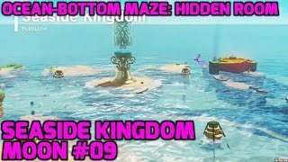 Super Mario Odyssey  Seaside Kingdom Moon 09  OceanBottom Maze Hidden Room [upl. by Novat]