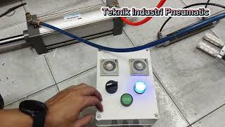 Pneumatic Cylinder Control Timer Off delay Custom [upl. by Beutner221]