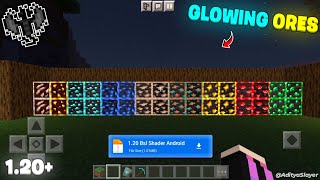 Glowing Ores Texture Pack Mcpe 120 😍  Visible Ores for Render Dragon [upl. by Macintosh839]