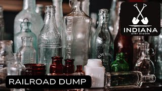 Exploring the Railroad Dump  Sodas Beers amp Other Glass Bottles  Poison [upl. by Yorle]