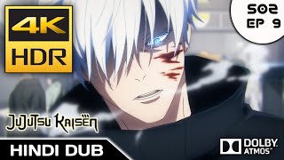 Gojos Second Domain Expansion  Jujutsu Kaisen Season 2 Episode 9 4K 60FPS  Hindi Dub [upl. by Airamesor]