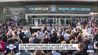 Big party welcomes NHL hockey to Utah [upl. by Keene]