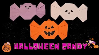 DIY Paper Candy Origami – Halloween Decoration and Play [upl. by Ardyaf]