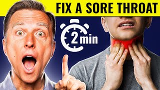 The 2Minute Sore Throat Solution [upl. by Patin]