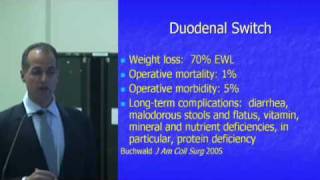 Laparoscopic Duodenal Switch Seminar  Dr Chebli Seattle 2010 [upl. by Devaj872]