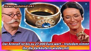 Der Armreif ist bis zu 27 000 Euro wert – trotzdem nimmt ihn die Verkäuferin wieder mit [upl. by Alice865]