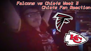 Falcons vs Chiefs Week 3 Ending  Chiefs Fan Reaction LIVE CUT [upl. by Blackwell239]