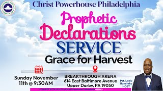 Prophetic Declarations Service Grace for Harvest [upl. by Yniar]