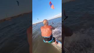 Flatwater Surfing bottom turn with hand drag [upl. by Oiralih]