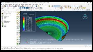 Abaqus  Metal  Forming Process  Explicit Analysis [upl. by Kass]