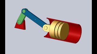 Séquence 01 trajectoire Bielle manivelle en 720p [upl. by Vinn]