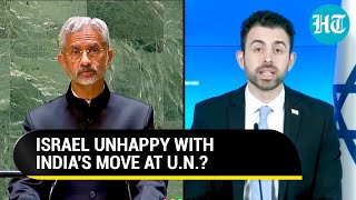 Israel Reacts To Indias UN Vote On Hamas War Would Have Wanted Delhi To Go Against [upl. by Nnayrrehs]