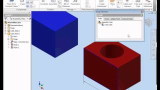 Inventor iLogic Video Tutorial 47  Calling rules from the assembly level [upl. by Anivlem]