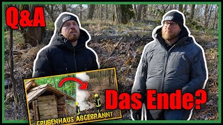 Schmeißen wir alles hin  Eure Fragen zum abgebrannten Grubenhaus [upl. by Nedrah]