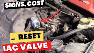 How to Reset an Idle Air Control Valve amp Symptoms of bad idle air control valve stuck open symptoms [upl. by Sheryl364]