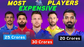 IPL 2025 AUCTION  Most Expensive Players [upl. by Yenohtna]