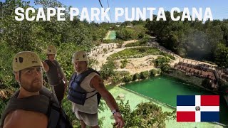 Fun day at Scape Park Punta Cana Dominican republic [upl. by Nairdna938]