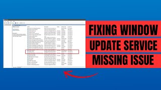 How To Fix Windows Update Service Missing Issue  Quick amp Easy Tutorial [upl. by Zetnahs]