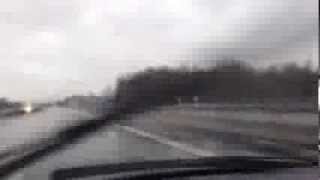 Xaver Nikolaus Orkan Autobahn Action Video Full HD 1080p [upl. by Ralfston]