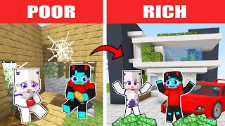 Best of Minecraft  POOR to RICH STORY [upl. by Chun]