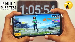 Micromax IN Note 1 Pubg Test Heating and Battery Test  Multi Touch Issue [upl. by Drucy]